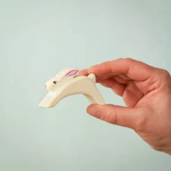 Wooden Easter Rabbit - Running