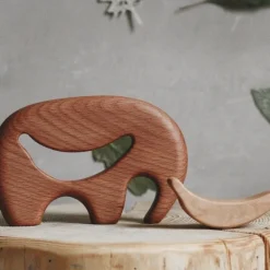 Wooden Elephant Puzzle - Elmer