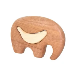 Wooden Elephant Puzzle - Elmer