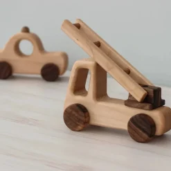 Wooden Emergency & Construction Vehicle Set