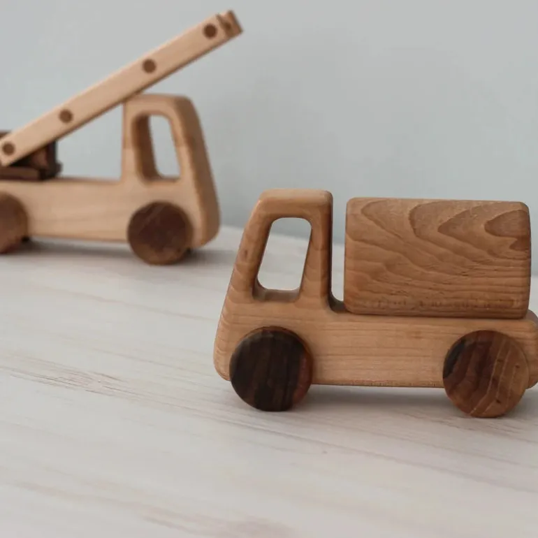 Wooden Emergency & Construction Vehicle Set