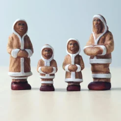 Wooden Eskimo Boy