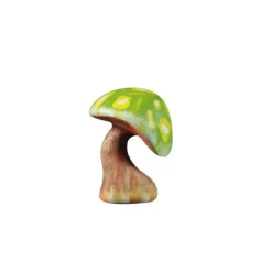 Wooden Fairytale Mushroom - Green