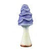 Wooden Fairytale Mushroom - Purple