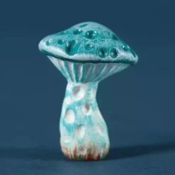 Wooden Fairytale Mushroom - Blue