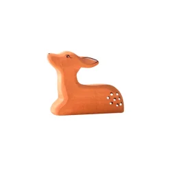 Wooden Fawn - Resting