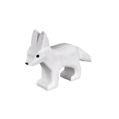 Wooden Fennec Fox - White
