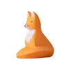 Wooden Fox - Sitting