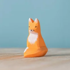 Wooden Fox - Sitting