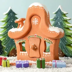 Wooden Gingerbread House