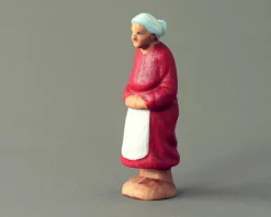 Wooden Grandma Figure
