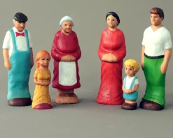 Wooden Grandpa Figure