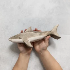 Wooden Great White Shark