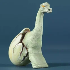 Wooden Hatching Dinosaur Egg - Brachiosaurus