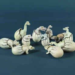 Wooden Hatching Dinosaur Egg - Tyrannosaurus Rex