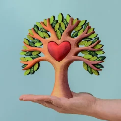 Wooden Heart Tree