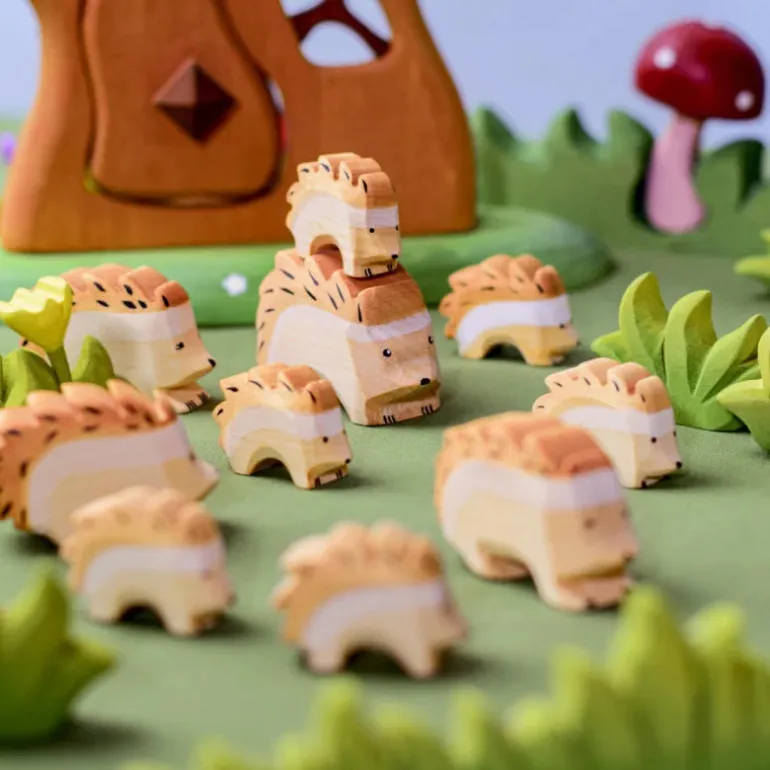 Wooden Hedgehog - Mother