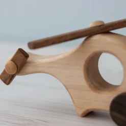 Wooden Helicopter - Small