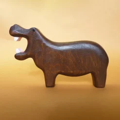 Wooden Hippopotamus