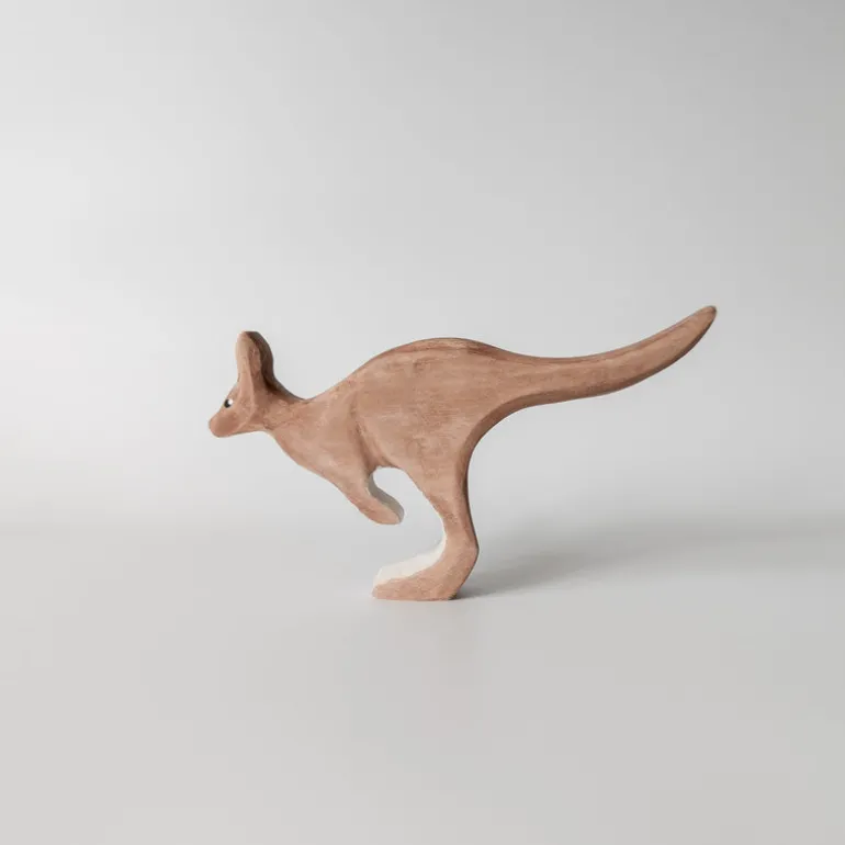 Wooden Kangaroo - Jumping