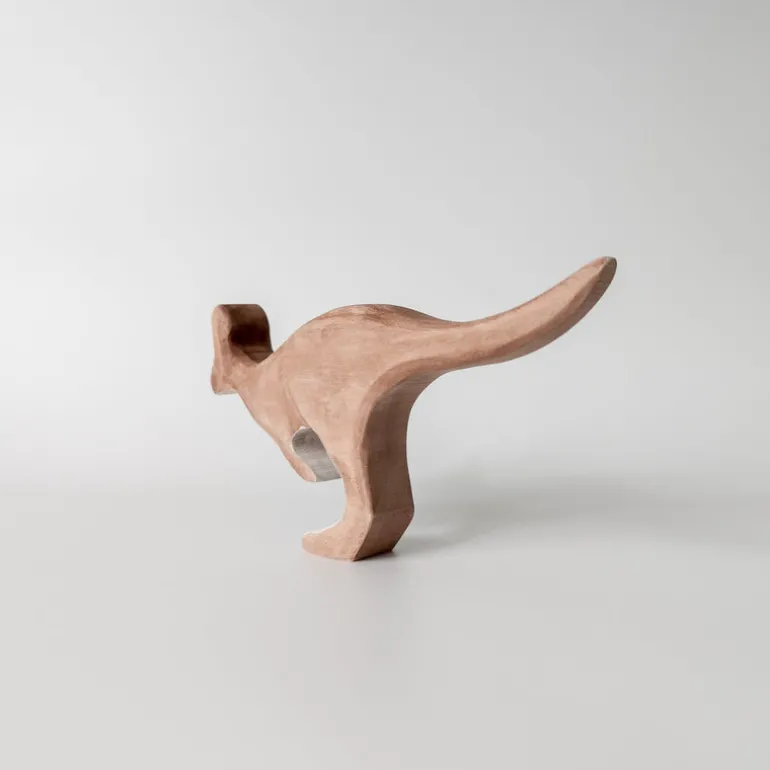 Wooden Kangaroo - Jumping