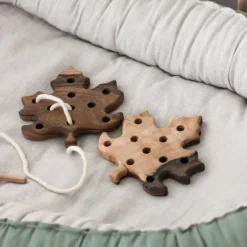 Wooden Lacing Leaf