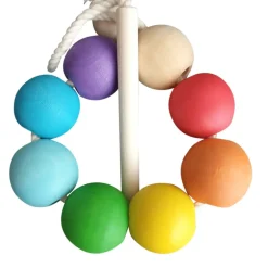 Wooden Lacing Toy - Rainbow