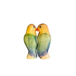 Wooden Lovebirds Set