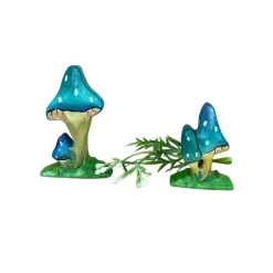 Wooden Magic Mushrooms - Set of 2
