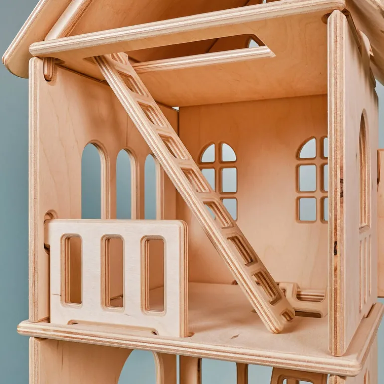 Wooden Magical Staircase Play House