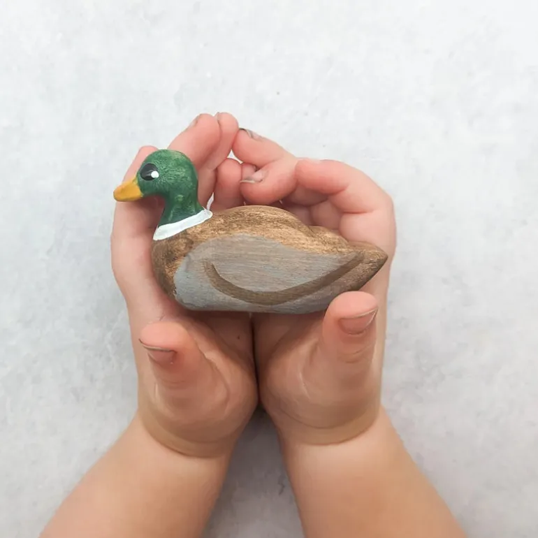 Wooden Mallard Duck