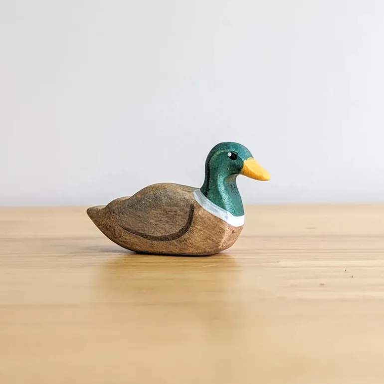 Wooden Mallard Duck