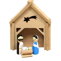 Wooden Manger Set