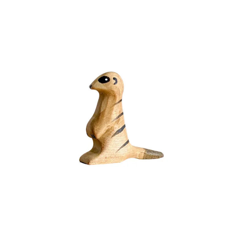 Wooden Meerkat - Standing
