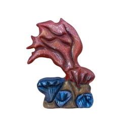 Wooden Mermaid With Coral Set