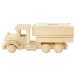 Wooden Money Box Truck Small - Jessie