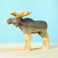 Wooden Moose - Bull