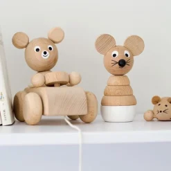 Wooden Mouse Stacking Puzzle - Hobbs