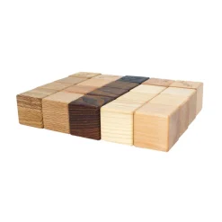 Wooden Natural Building Blocks - 20 Pieces