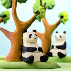 Wooden Panda Bear