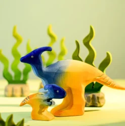 Wooden Parasaurolophus Eggs