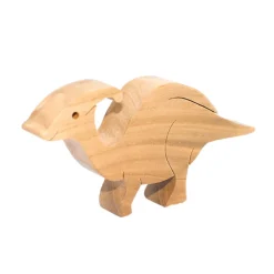 Wooden Parasaurolophus Figure