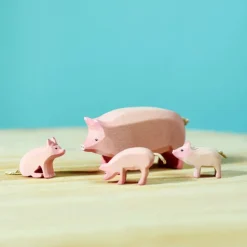 Wooden Piglet - Standing