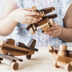 Wooden Plane With Pilot - Arwen