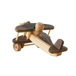 Wooden Plane With Pilot - Arwen