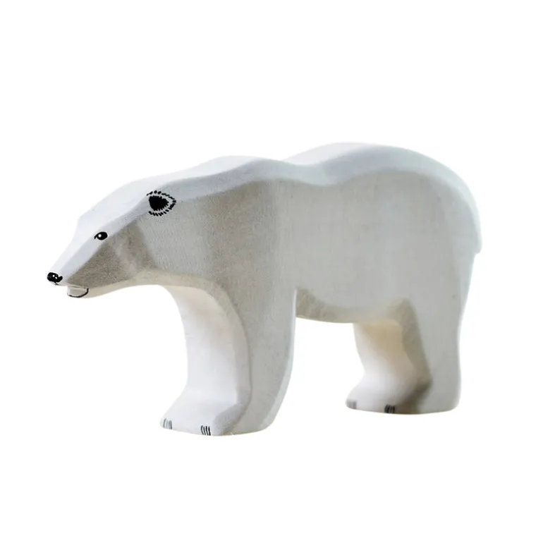 Wooden Polar Bear Set - Mum & Two Cubs