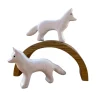 Wooden Polar Fox