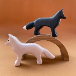 Wooden Polar Fox
