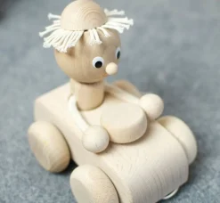 Wooden Pull Along Car - Pete