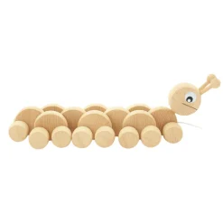 Wooden Pull Along Caterpillar - Clara